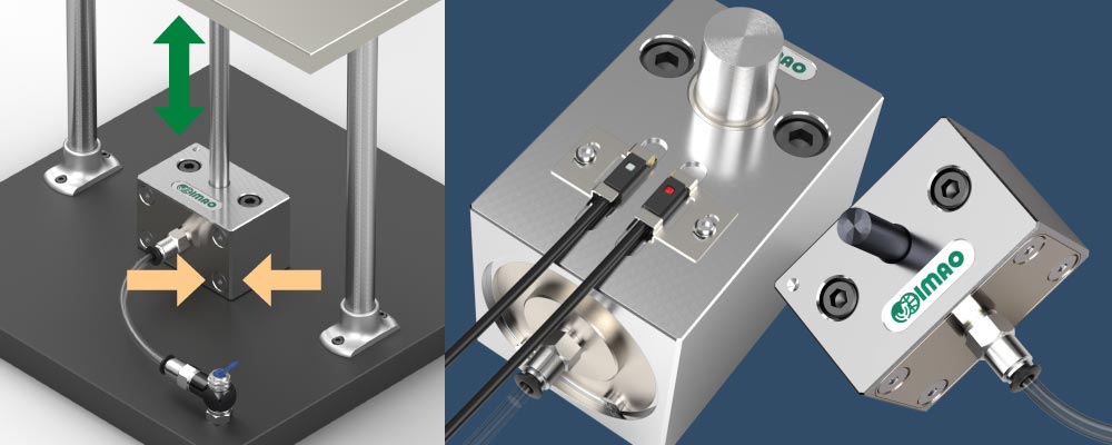 Pneumatic Shaft Locking Clamps